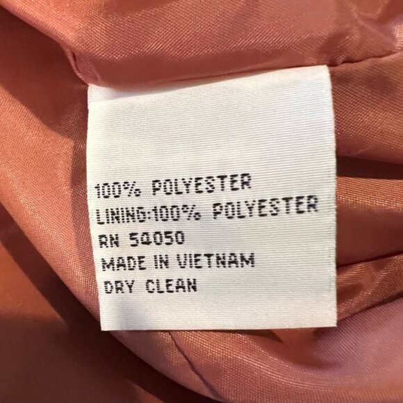 Le Suit size 16 rust tweed pleated around hemline skirt suit Fall - Picture 13 of 13